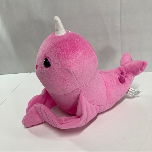 Fingerlings Pink Narwhal plush. Horn lights up - Picture 2 of 7